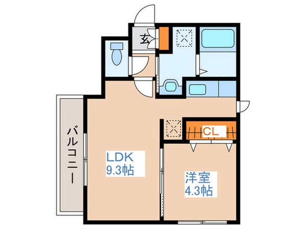 アンジュ－ルの物件間取画像